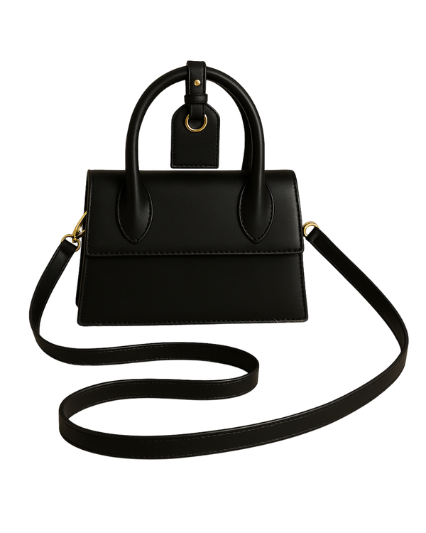 Fish Leather Emma Purse Black/Maroon/White bag