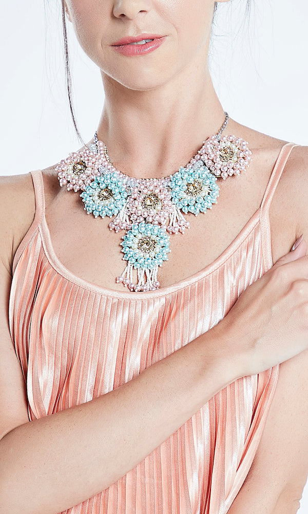 Calypsa Coral Necklace