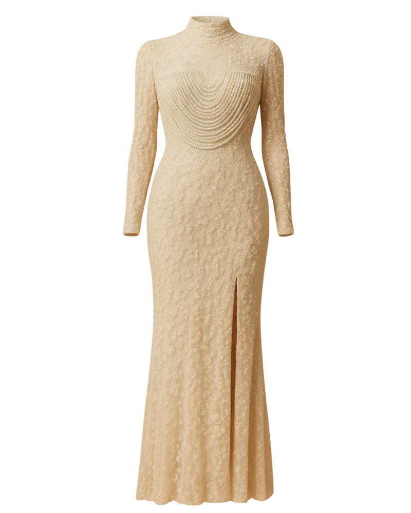 Champagne Sandshell Grace Gown