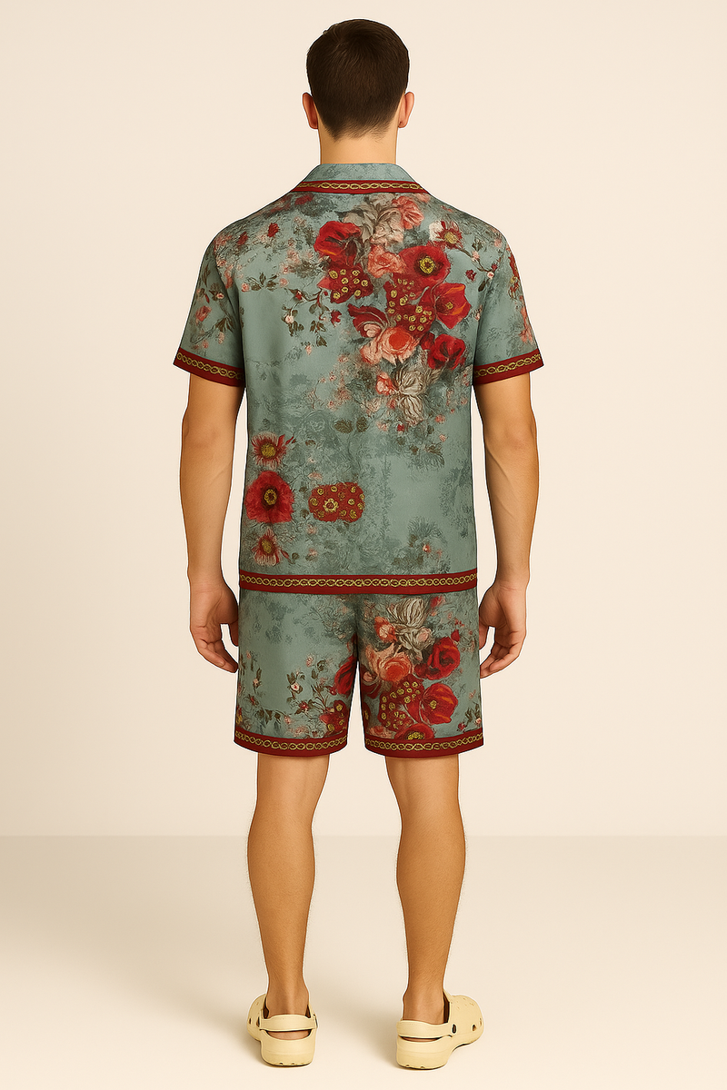 VICTORIAN POPPY CO-ORD SET – A Luxe Ode to Botanical Romance