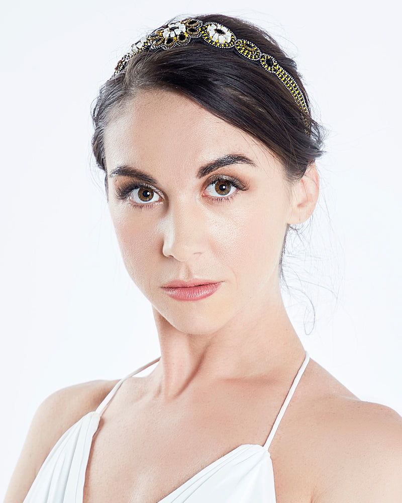 Golden Bloom Headband