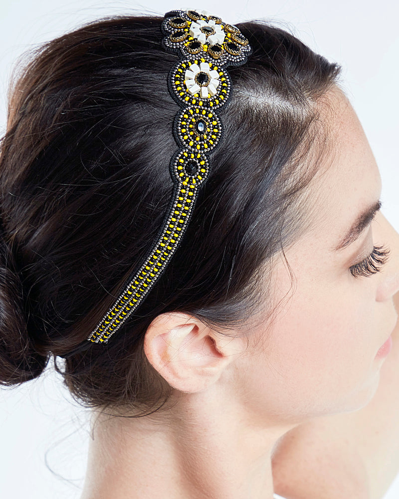 Golden Bloom Headband