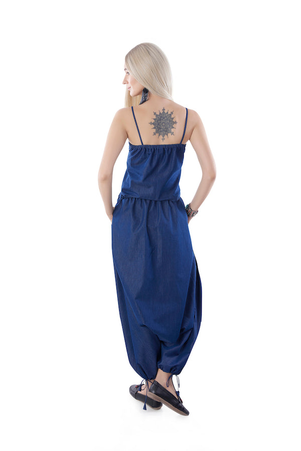 Korean Style Denim Co-ord Set