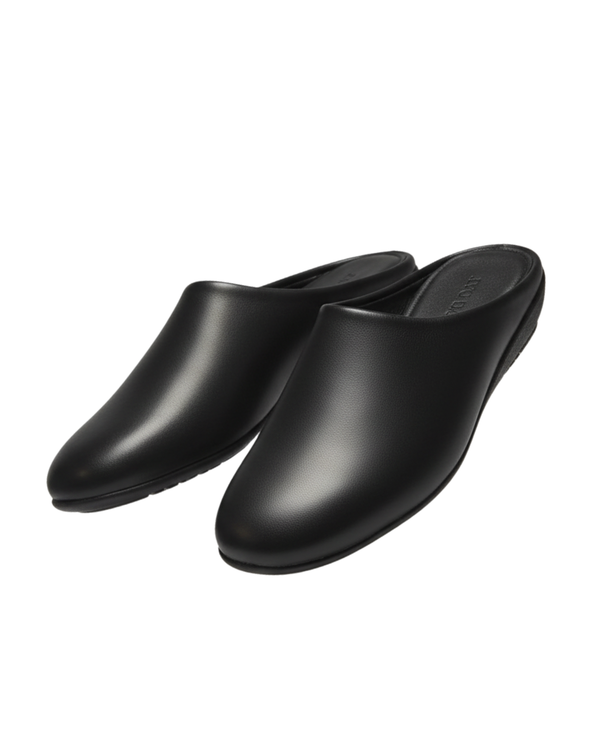 Black Loafers with rubber sole