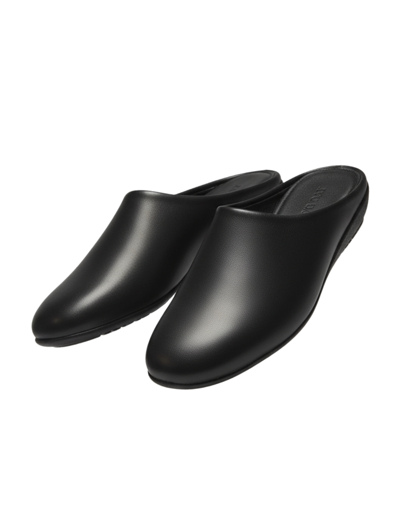 Black Loafers with rubber sole