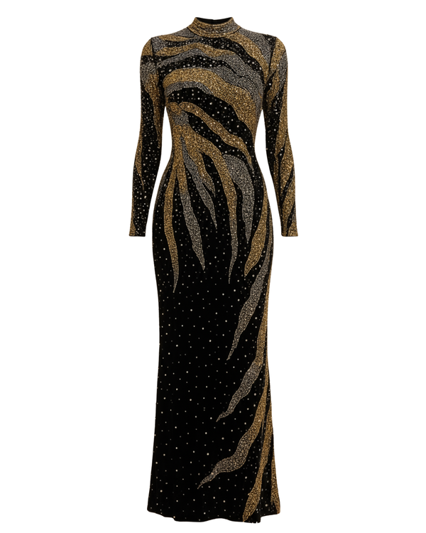 Celestial Flame Gown