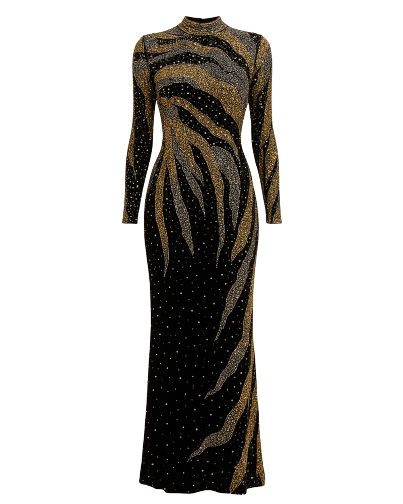 Celestial Flame Gown