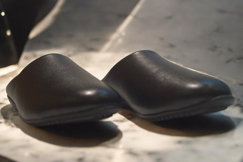 Black Loafers with rubber sole