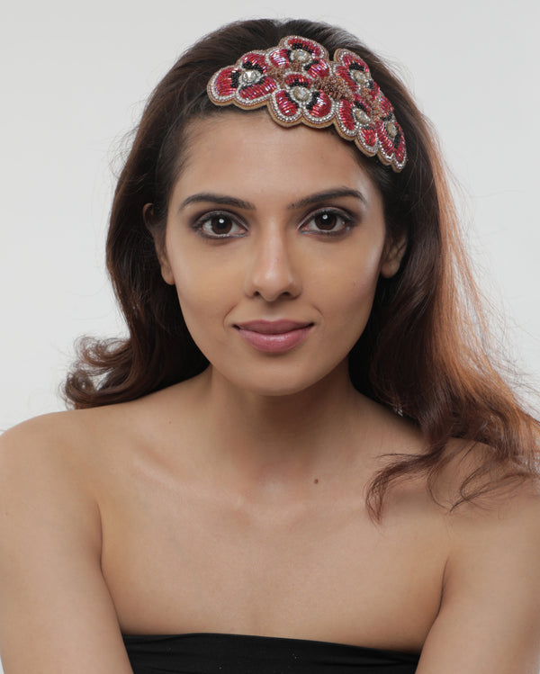 Cherry Floral Headband