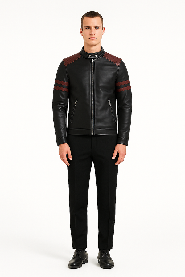 BLADE NIGHT HUNTER JACKET – Modern Cinematic Biker Leather