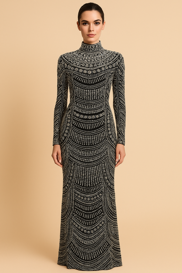 Royal Cascade Armor gown