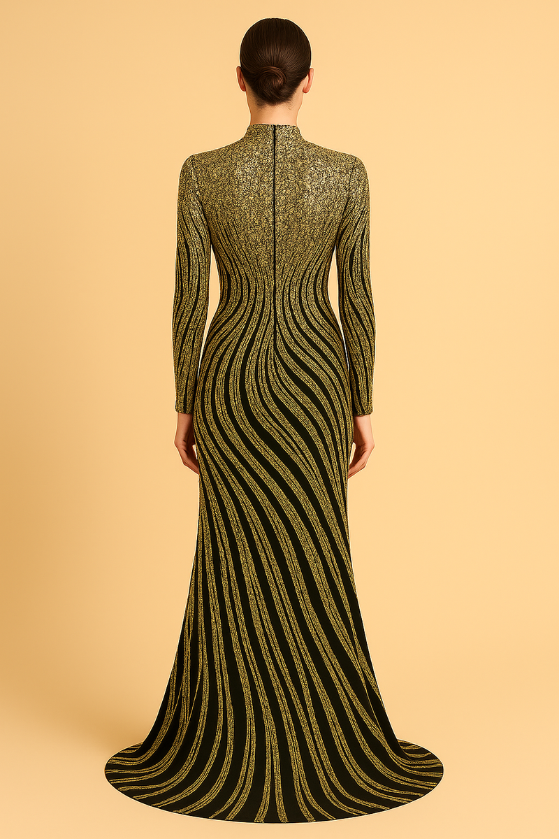 Golden Dusk Reverie Gown