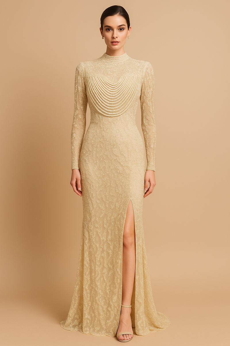 Champagne Sandshell Grace Gown