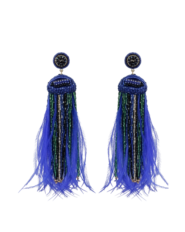 Midnight Plumage Earrings