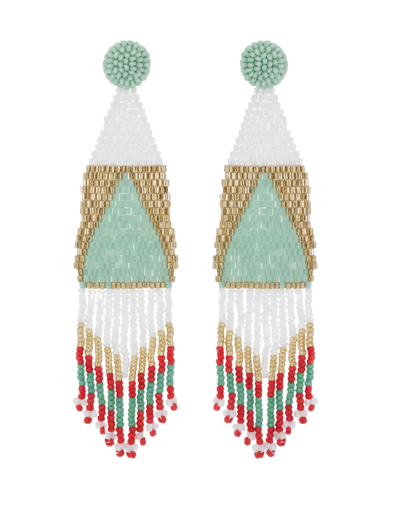 Mint Blossom Earrings