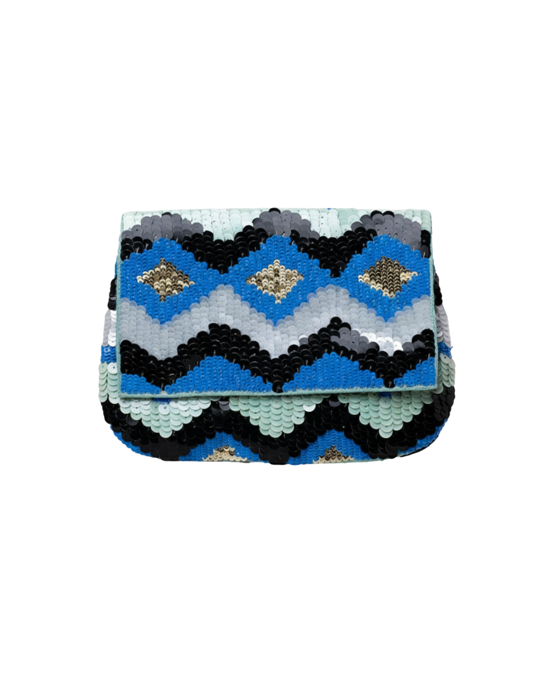 Zigzag Glitter Sling Bag