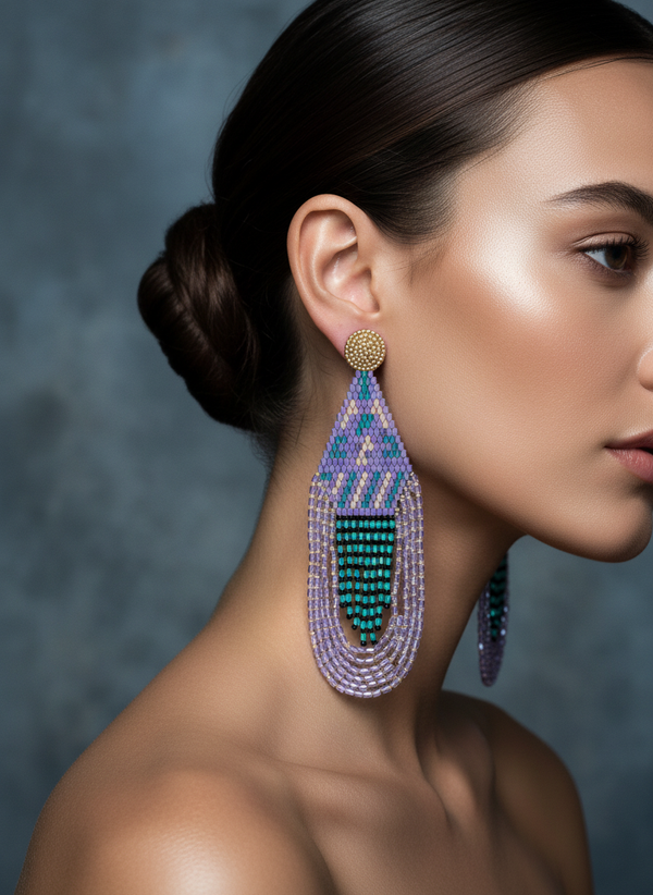 Lavender Glow Earrings