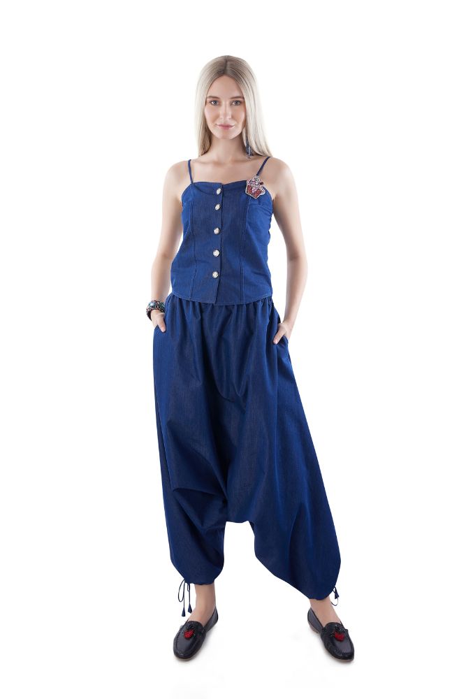 Korean Style Denim Co-ord Set