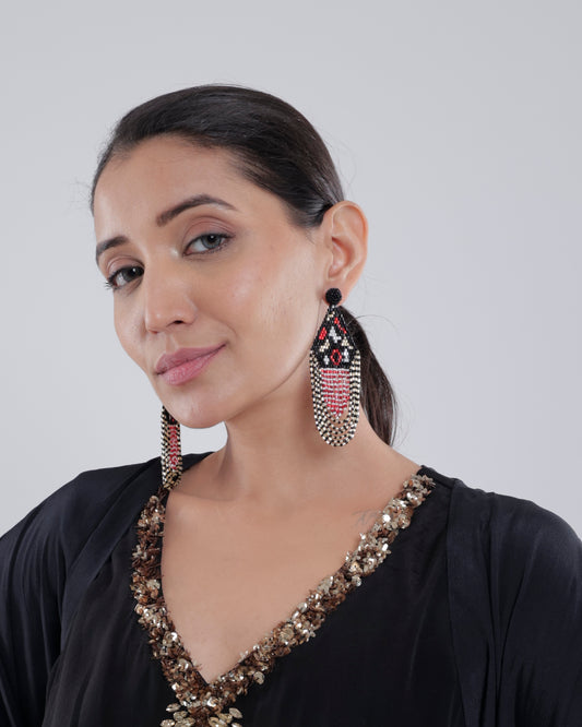 Crimson Mirage Earrings