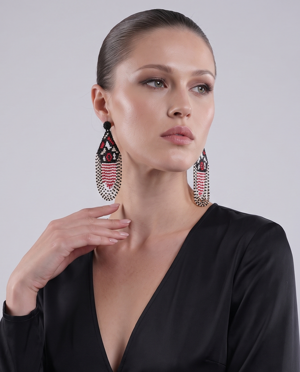 Crimson Mirage Earrings