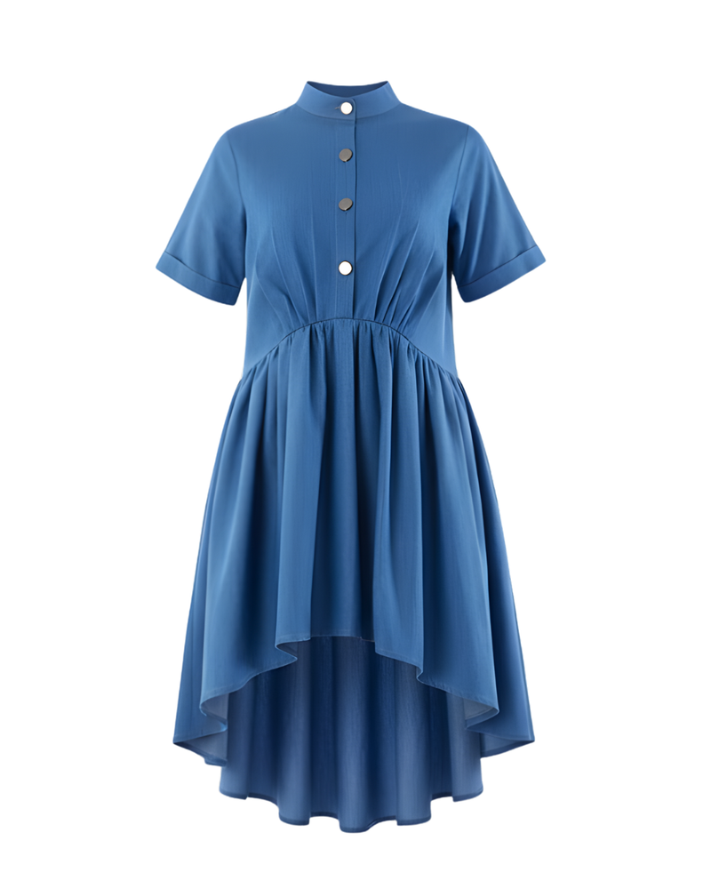 Denim High-Low Dress